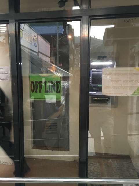 Bankautomat offline