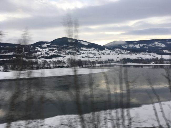 Travelling through Norway by bus and train