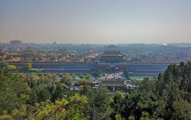 view from jingshan park