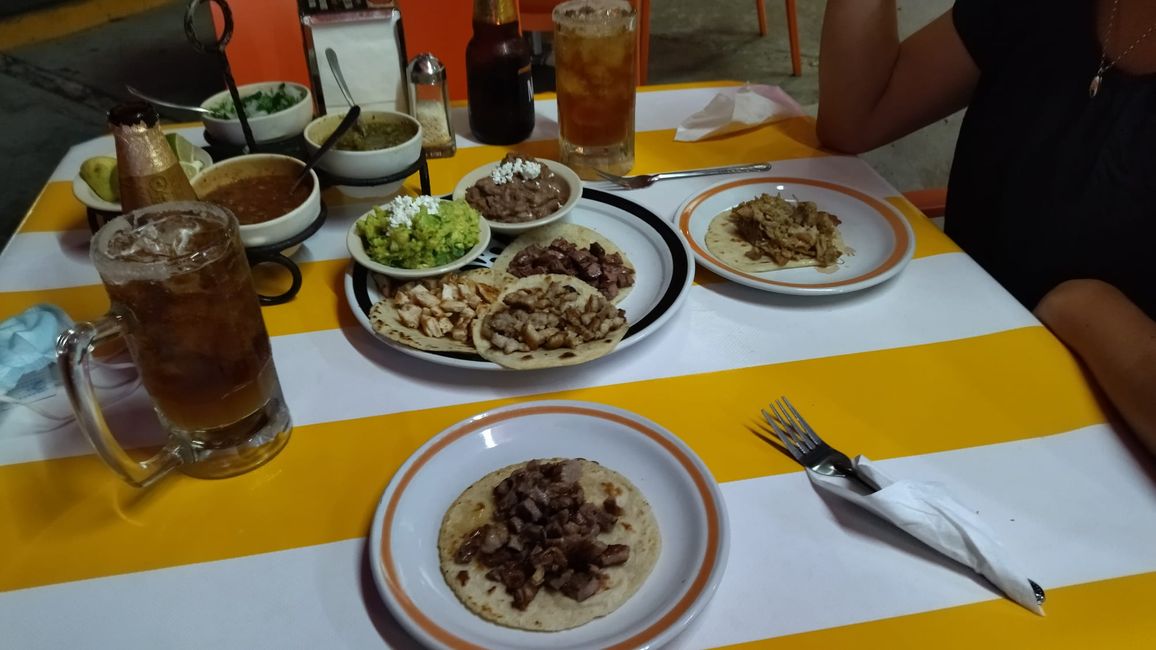 Unser Menu zeigt das Essensglück Yucatans