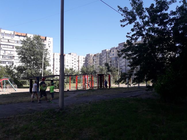 recreation in the residential area