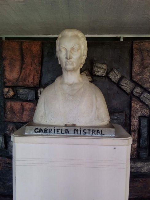 Gabriela Mistral in the museum of Vicuña