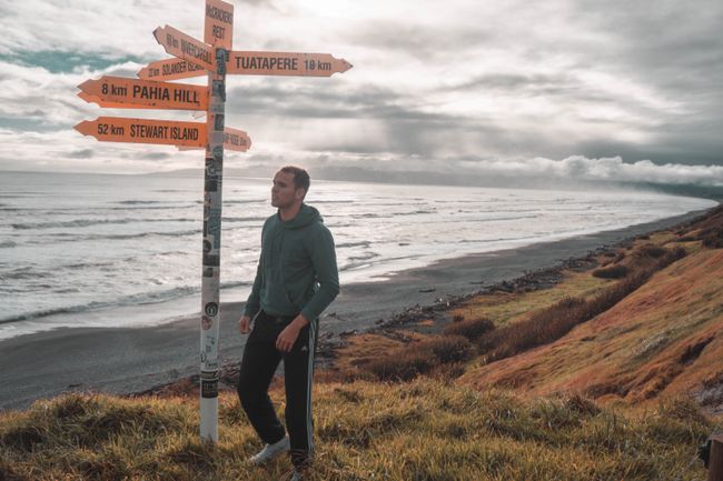 The (almost) southernmost point of New Zealand