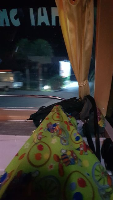 Bus ride to Chiang Mai. 😀