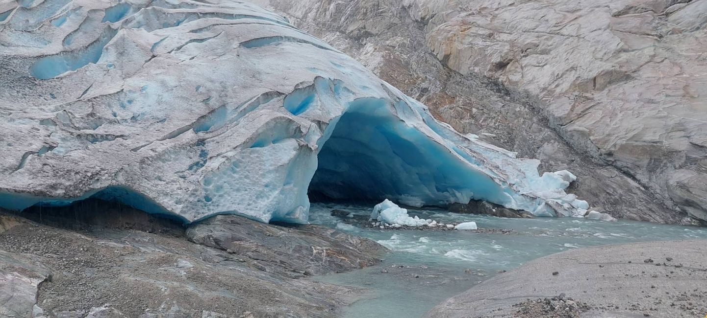 Gletscher mit Hindernissen