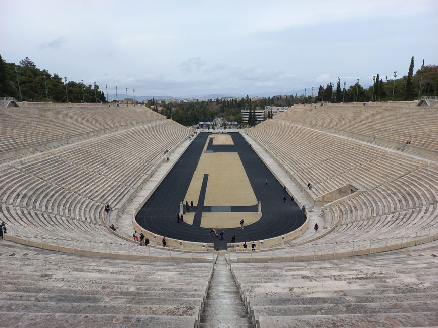 Besuch des Panathenaic Stadion