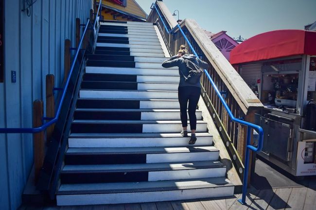 Musical Stairs am Pier 39