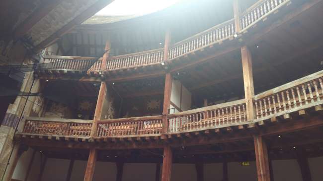 Shakespeare's Globe Theatre from the inside
