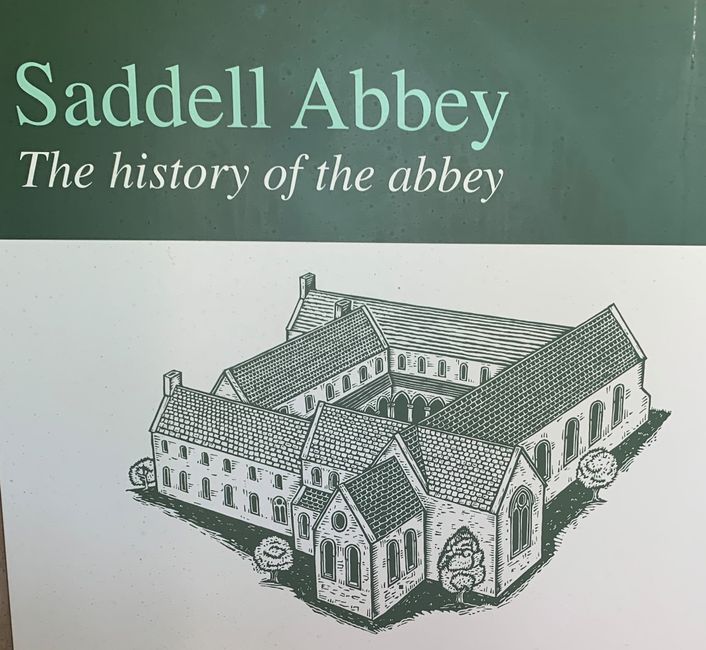 Saddell Abbey at the cemetery