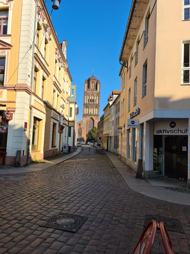 Die Straßen der Altstadt von Stralsund