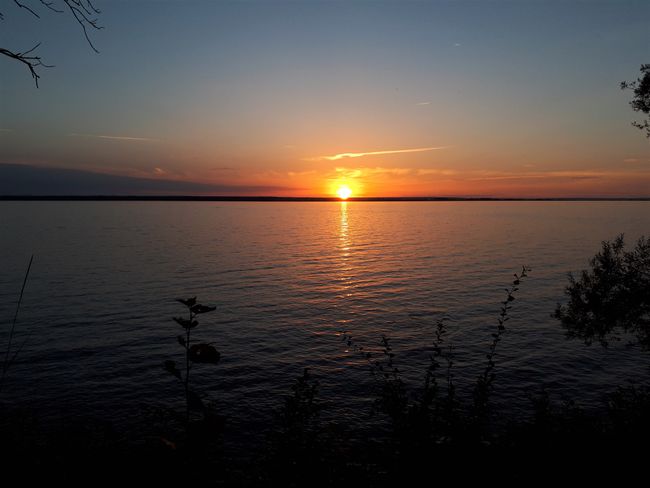 Sunset at Lake Vättern