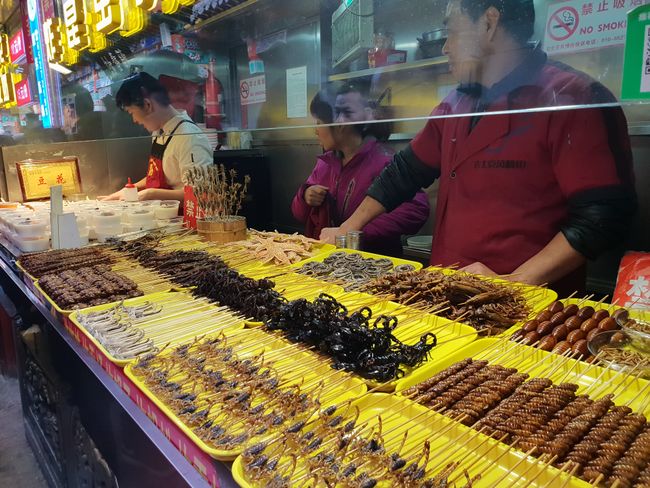 Including insects as street food, or even starfish
