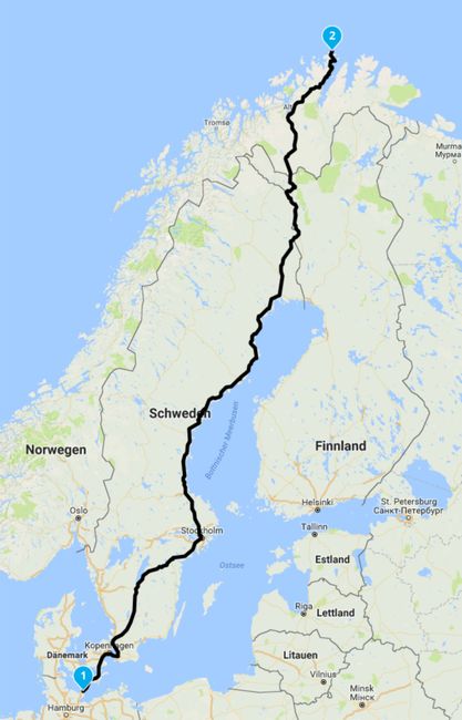 From the North Cape to Heiligenhafen