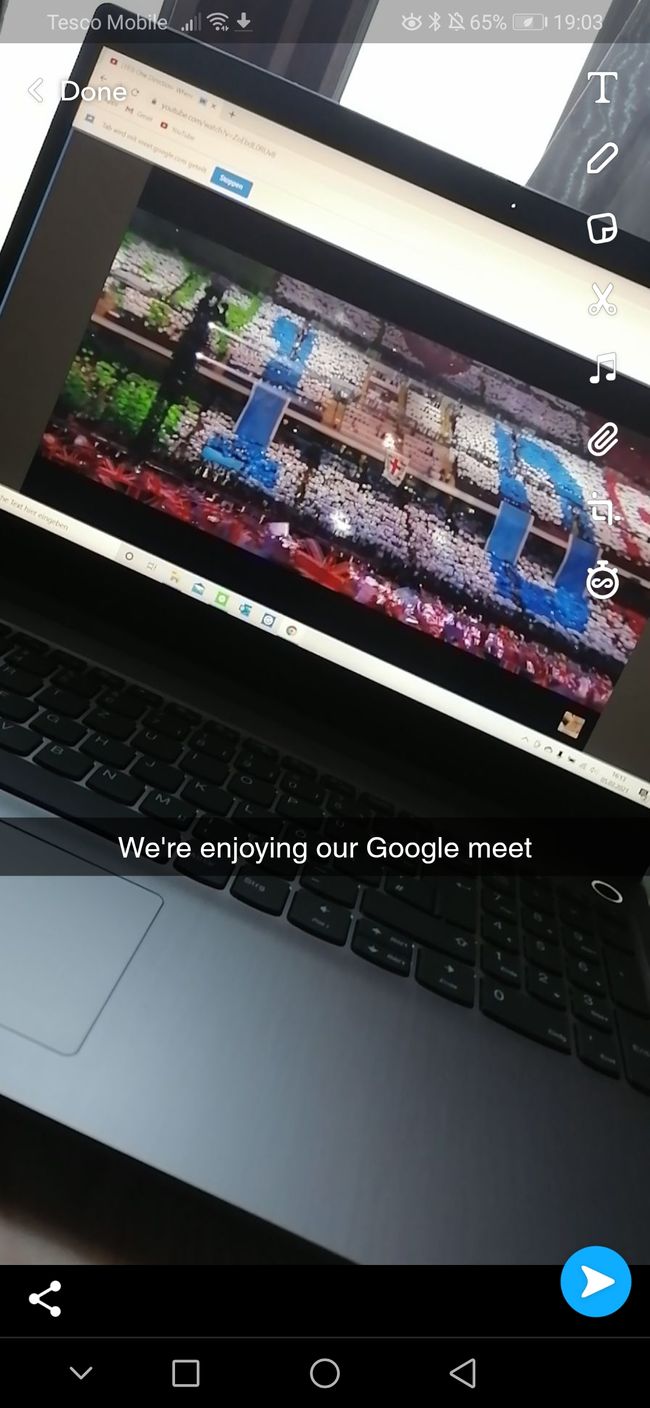 I had a nice Google meet with some from my class which ended with us watching a concert