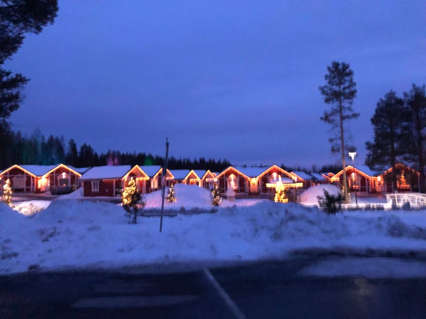 At the Arctic Circle was Santa Claus Village