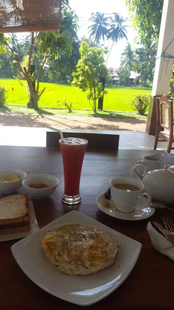 Frühstück in Tissa