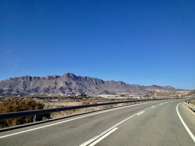 Durch die Tabernas-Wüste nach Águilas - 16. Januar