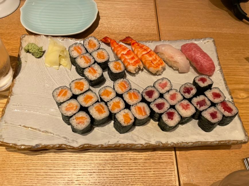 Runde 1 vom mega sushi 