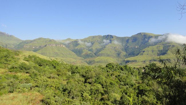 Unterwegs in Durban und Wandern in den Drakensbergen