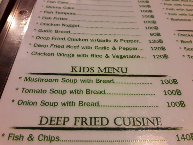 Die Kindergerichte in diesem Restaurant haben Antonia nicht gerade überzeugt.