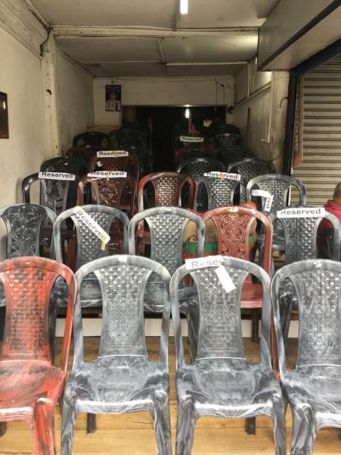 Reserved seats for Perahera