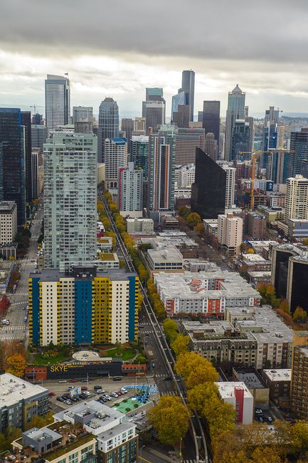 Die Skyline von Seattle