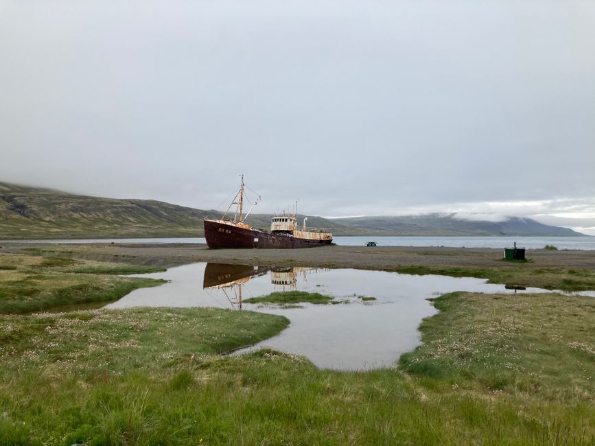 Das älteste Stahlschiff Islands von 1912 ist inzwischen ausrangiert