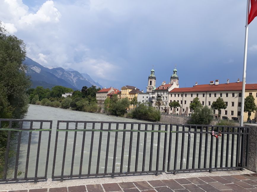 Angekommen im schönen Innsbruck.
