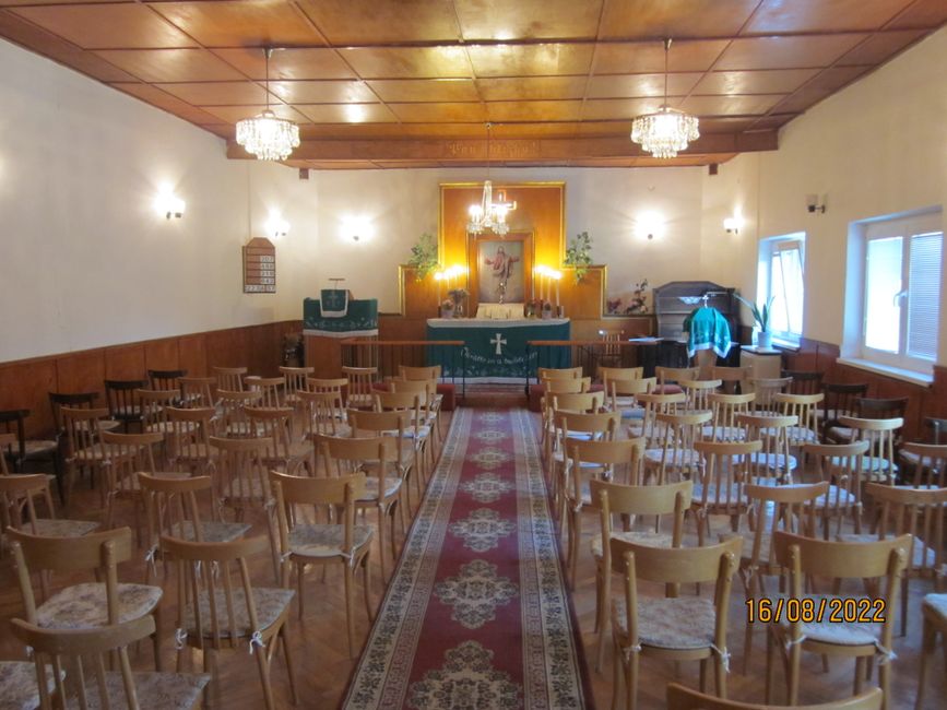 Früher Kuhstall - heute Kirchenraum