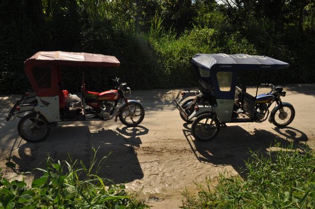 Noch mehr Tuktuks auf toller Piste in der Selva