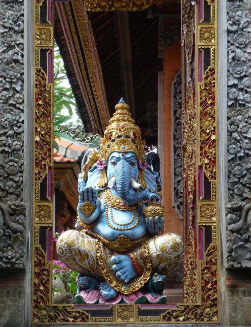 Skulptur des hinduistischen Elefanten Gott Ganesh ('Ganesha')