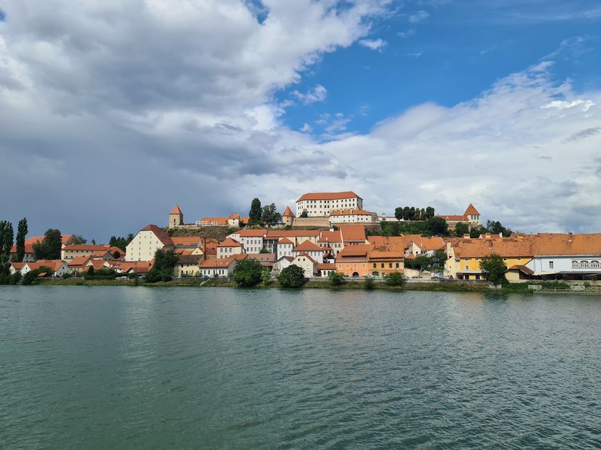 Der Blick auf alt Ptuj