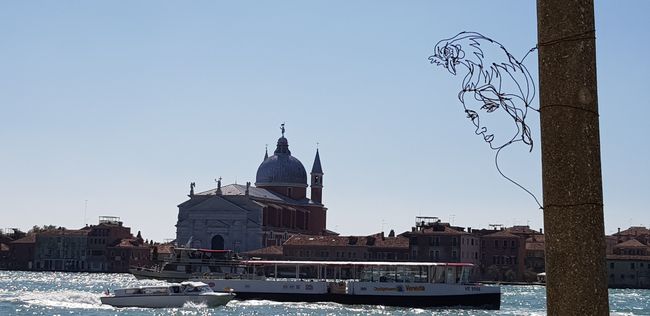 Venice art on the water's edge