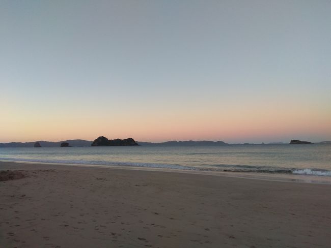 Sonnenuntergang am Main Beach