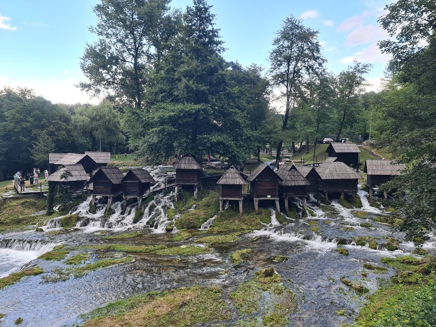 Die Wassermühlen von Jajce.