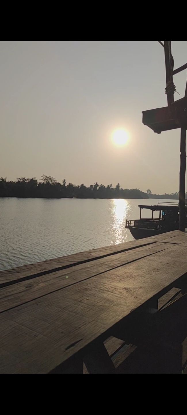 Sonnenaufgang in Kampot 