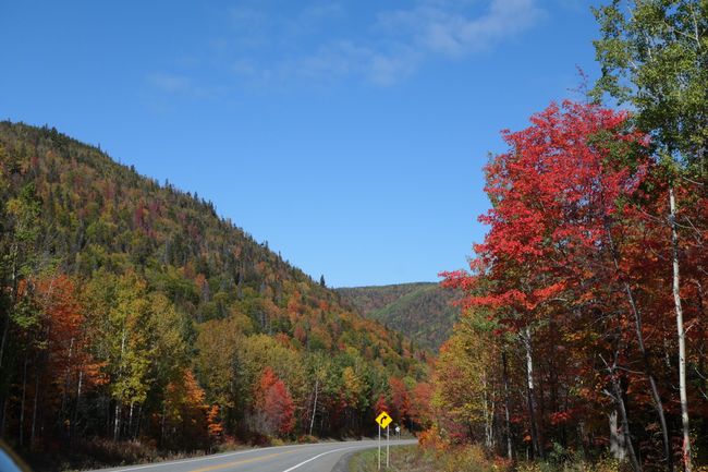 29.9. Matane - through the Appalachian Mountains to the St. Lawrence