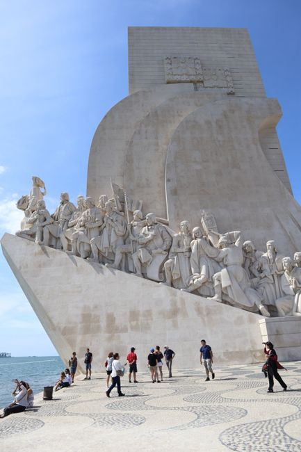 Belem: The Padrao dos Descobrimentos is a monument in honor of the great Portuguese explorers of the 15th century. 