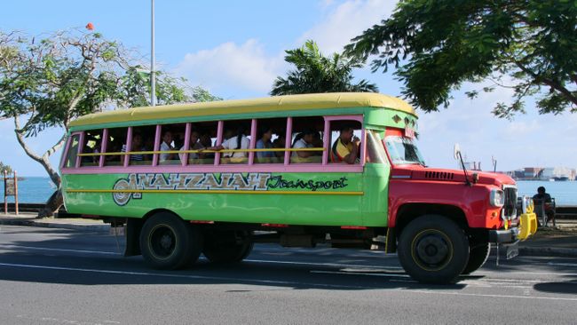 typischer Samoa Bus