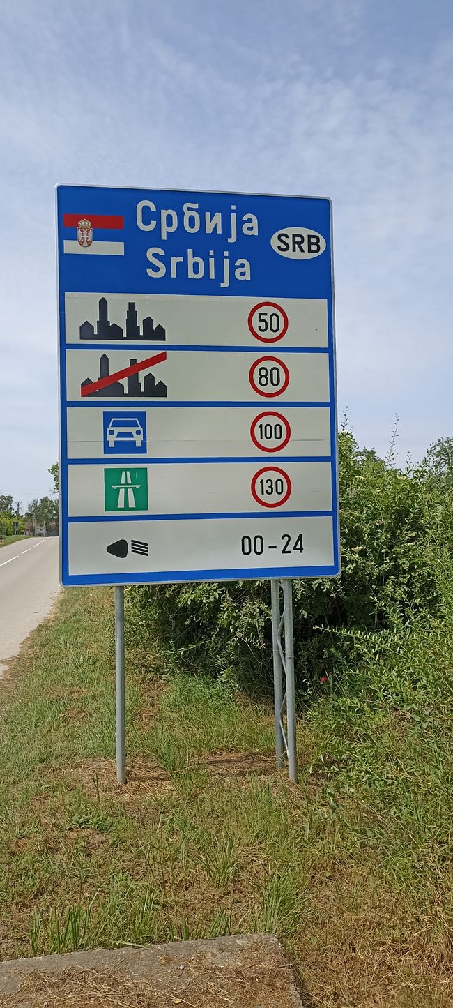 Grenzübergang Ungarn-Serbien
