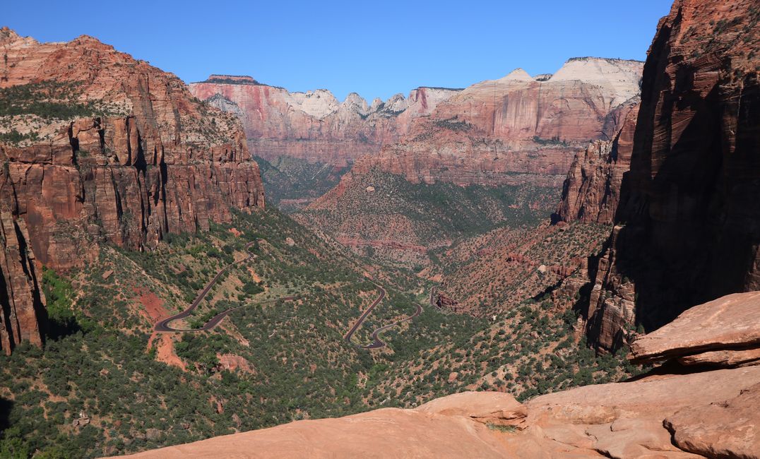Tag 2 im Zion-NP - heute: Canyon Overlook Trail