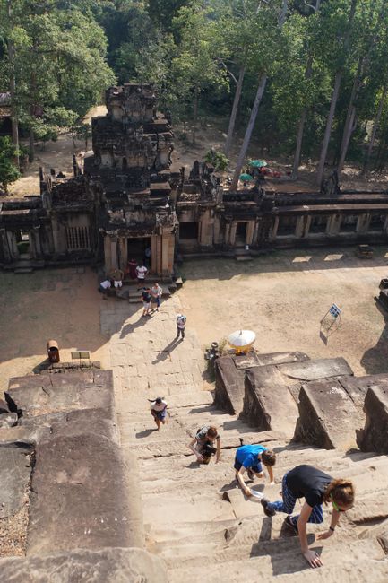 The Angkor temple complex in Siem Reap