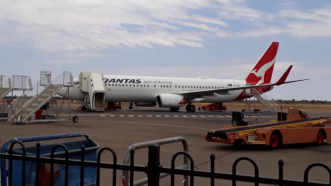Flight Alice Springs - Sydney 28.10.18