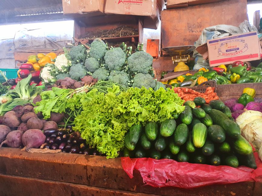 Gemüse auf dem Market in Arusha