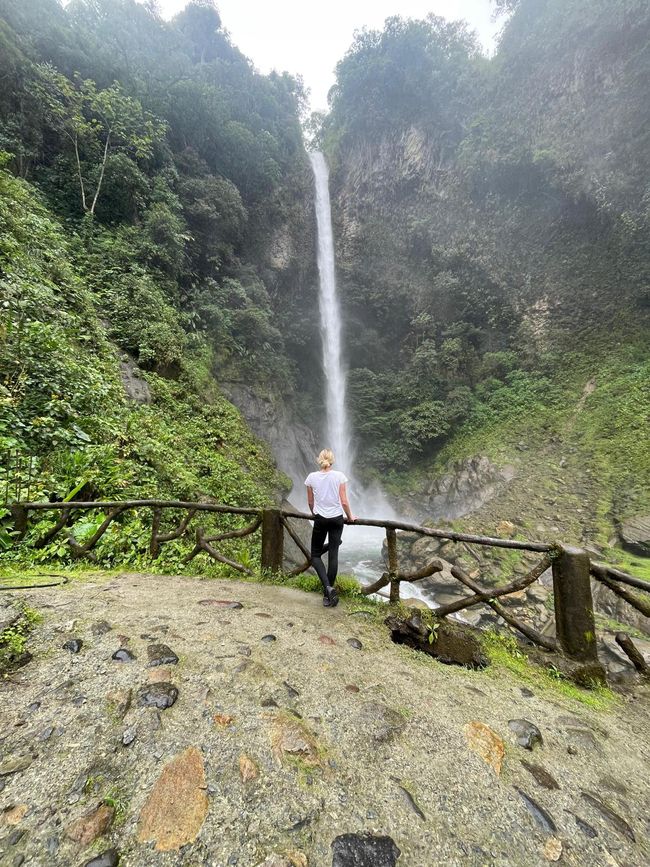   Baños - waterfalls everywhere