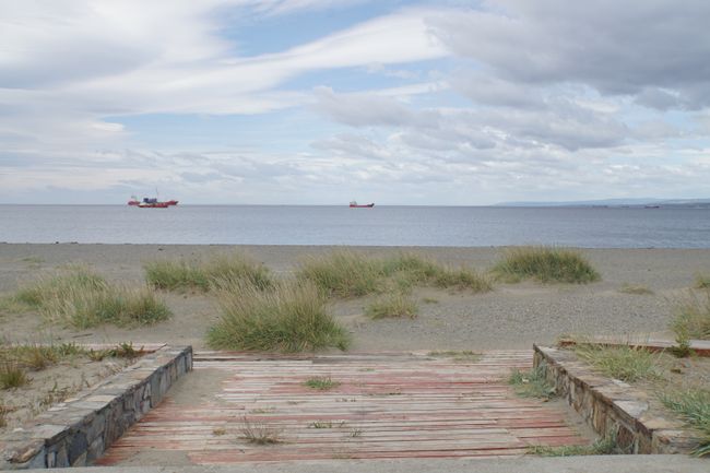 Reger Schiffsverkehr bei Punta Arenas