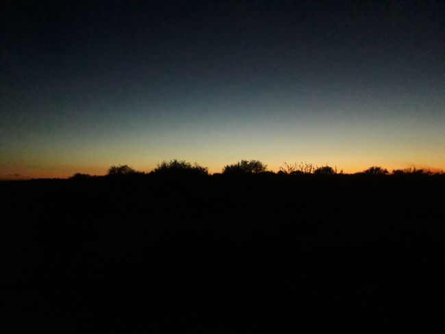 letzter Sonnenuntergang in Sulina für uns