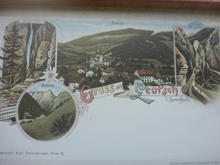 Alte Postkarte von Luce