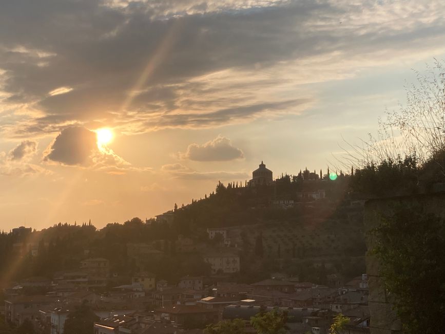 Abendsonne über Verona