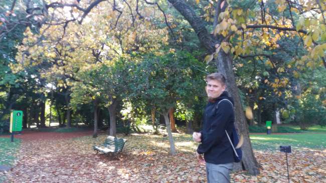 Buenos Aires - Tom begeistert im Botanischen Garten